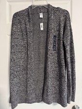 NWT Gap Body Women's Open Front Cardigan Sweater . Gray. Long, soft and cozy