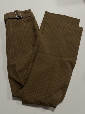 Elegante Classic Nadelstreifenhose   mit Gürtelschnalle   Gr. 34  Top Zustand