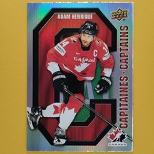 2021-22 Upper Deck Tim Hortons Canada #CC-1 Adam Henrique Canada's Captains