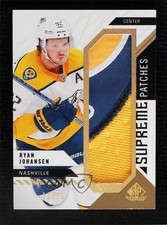 2018-19 Upper Deck SP Game Used Supreme 10/15 Ryan Johansen #PA-RJ Patch 0c3