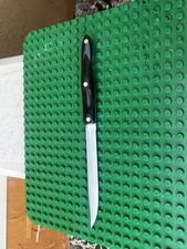 Cutco 1729 Dark Brown Handle Serrated Edge Knife Shown