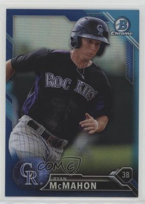 2016 Bowman Chrome Prospects Blue Refractor 87/150 Ryan McMahon #BCP122 k0w