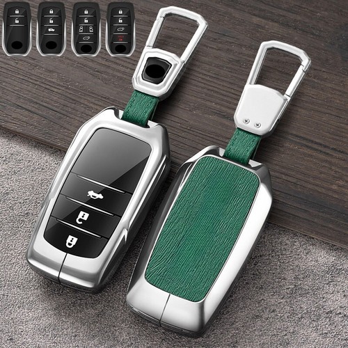 Zinc Alloy TPU Leather Car Key Case Cover For Toyota Highlander Corolla Camry - Picture 24 of 24