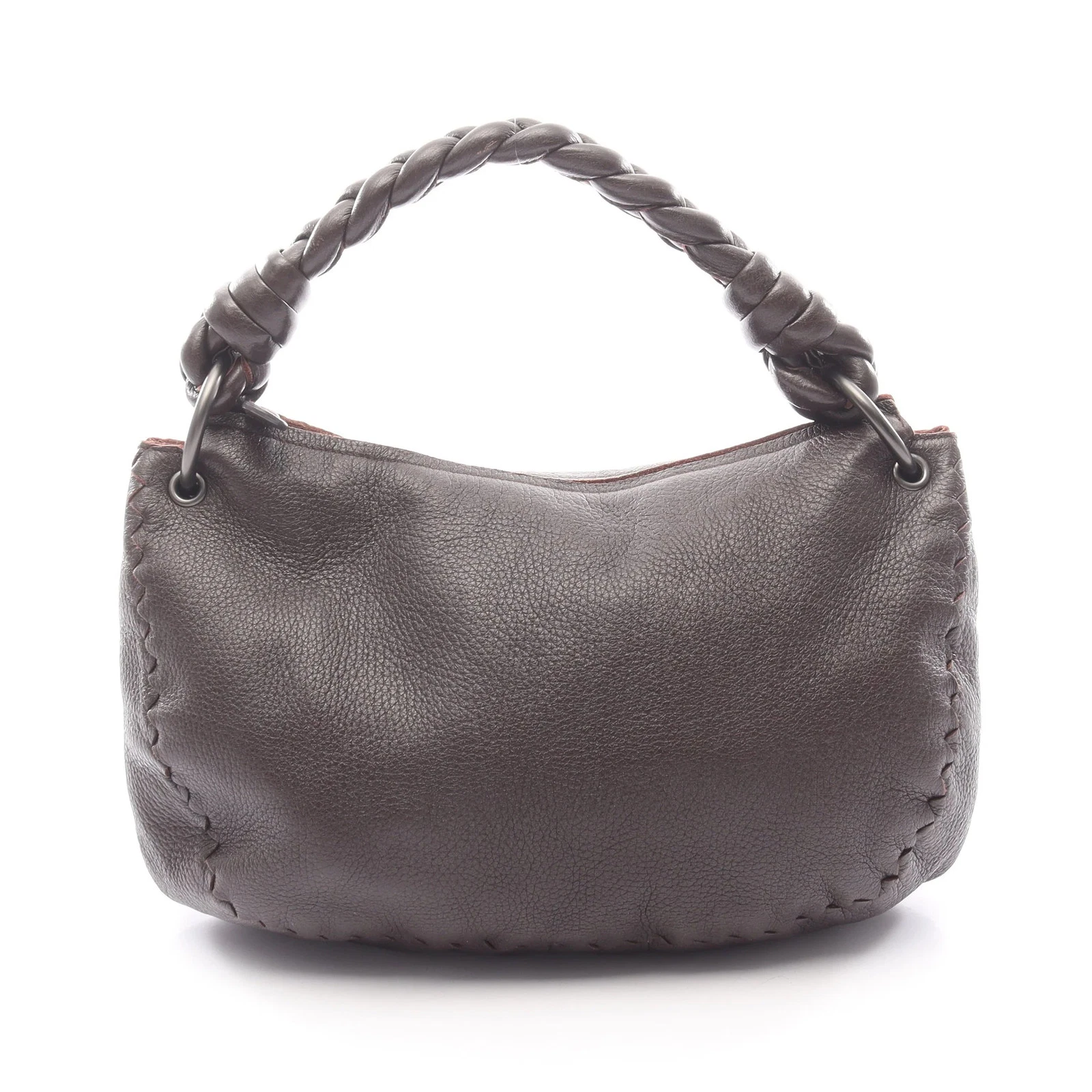 Bottega Veneta — Bottega Veneta Shoulder Bag Brown Leather #RCB2464