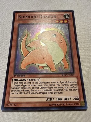 Yu-Gi-Oh! Kidmodo Dragon SHSP-EN094 1st Edition Super Rare LP/MP