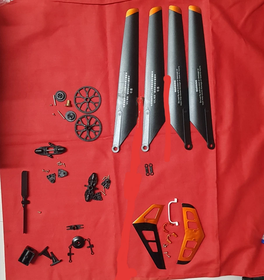 Model Helicopter spares kit for DOUBLE HORSE 9053 various spare parts - Image 3 of 4