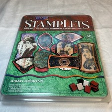 ASIAN DESIGNS - PREMO STAMPLETS Sculpey Rubber Stamping Kit