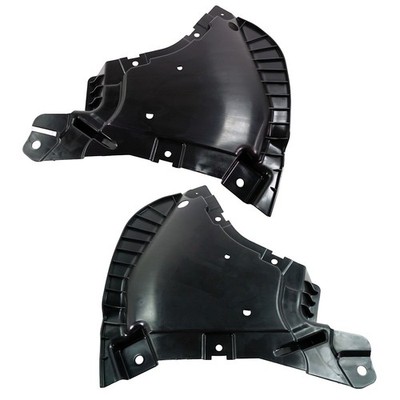 Set of 2 Engine Splash Shield For Mercedes Benz E300 2017-2019 Front