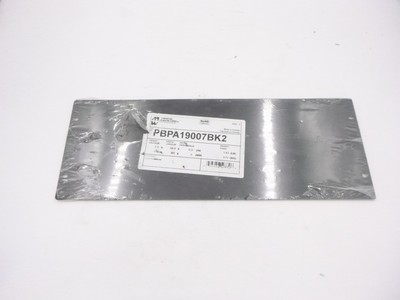 Hammond 4U Flat Aluminum Rack Panel PBP19007BK2