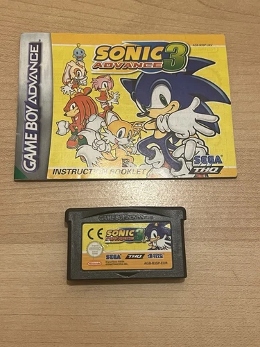 Sonic Advance 3 Nintendo GameBoy Advance GBA Cartridge Only! Sega Game UK Seller