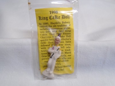 HAYDEL BAKERY PORCELAIN KING CAKE DOLL ~ 1998 MARCHING BAND DOLL~ CLARINET