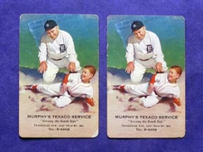 1953 Brown & Bigelow Ty Cobb (Joker & 8 Clubs0  **Very Nice Looking Card**
