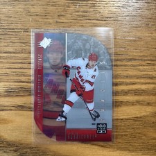  2025-26 SPx Holoview FX Rookies Alexander Nikishin HV-45 RC Carolina Hurricanes