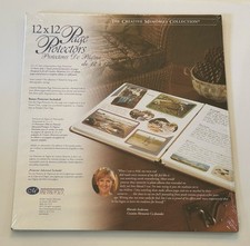 New Creative Memories 12X12 CLEAR PAGE PROTECTORS 15 Sheets/30 Pages SEALED
