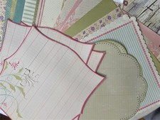 new vintage MAKING MEMORIES ADDIE ASSORTED HEAVY PAPER 12X12 DIE CUTS