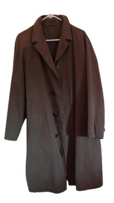 Authentic Vitage Irish TRENCH COAT BY DUBLIN XL. REAL IRish Wool.
