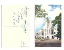 1951  MALAYA SINGAPORE Victoria Theatre & Mem Hall CPC
