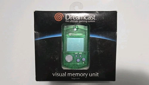 Sega Dreamcast Visual Memory Unit VMU Model HKT-7000 OEM Smoke Green New