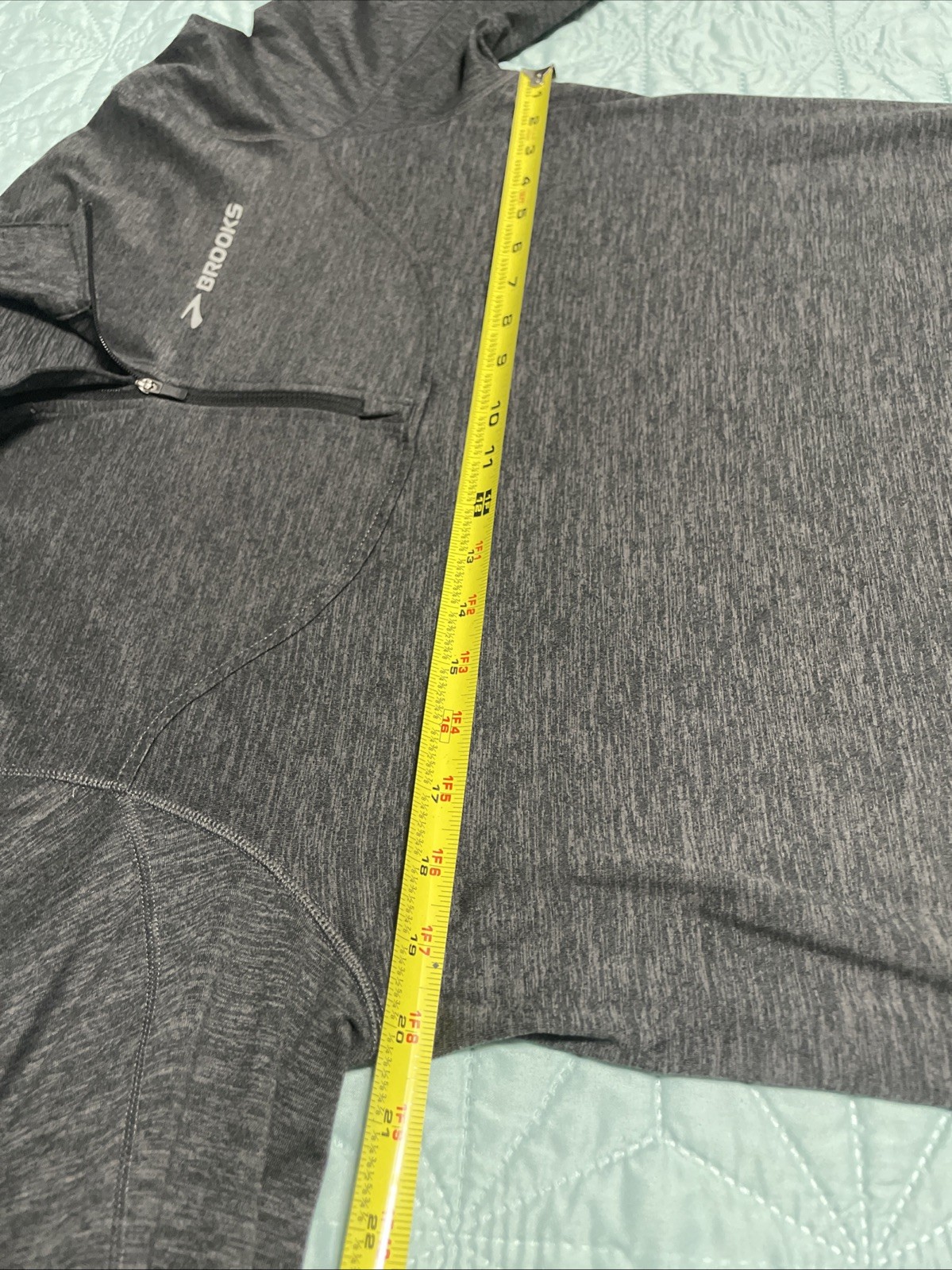 Brooks Equilibrium Pullover Men’s Medium Black 1/… - image 8