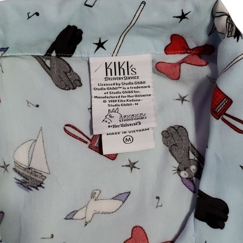 Kiki's Delivery Service By Her Universe Button Tie Front Tank Top Medium - Picture 4 of 4