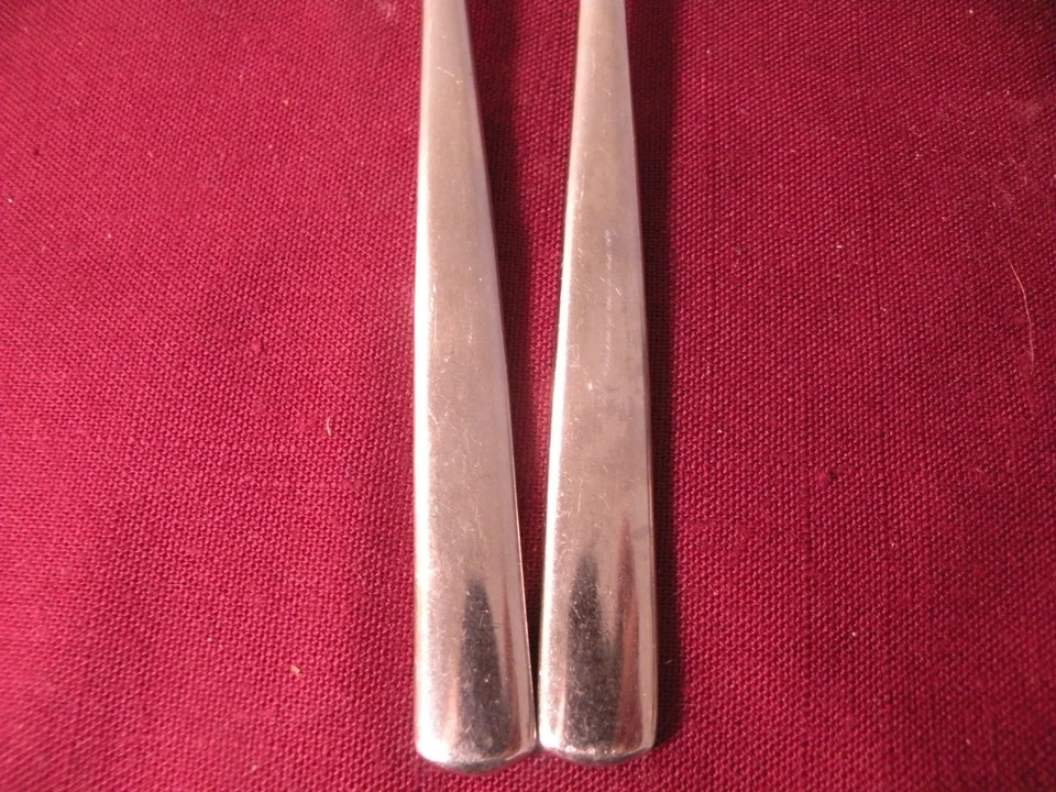 Set Of 2 Dinner Forks MANAOS BISTRO WMF Cromargan stainless flatware 7 7/8" - Image 3 of 4