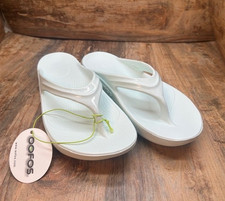 Oofos Oolala Women's Recovery Flip Flop Sandals Ice Green NWT - Size W8