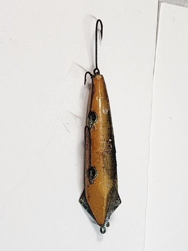 Wiggler Heddon? Shakespeare? Vintage Antique? Wooden 4- 3/4" Fishing Lure - Bild 6 von 14