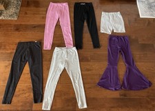 Lot Of 6 Girls Sz 14. 5 Leggings 1 Shorts All Very Good Condition