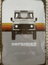 Land Rover Defender A4 Blechschild, neu im Karton