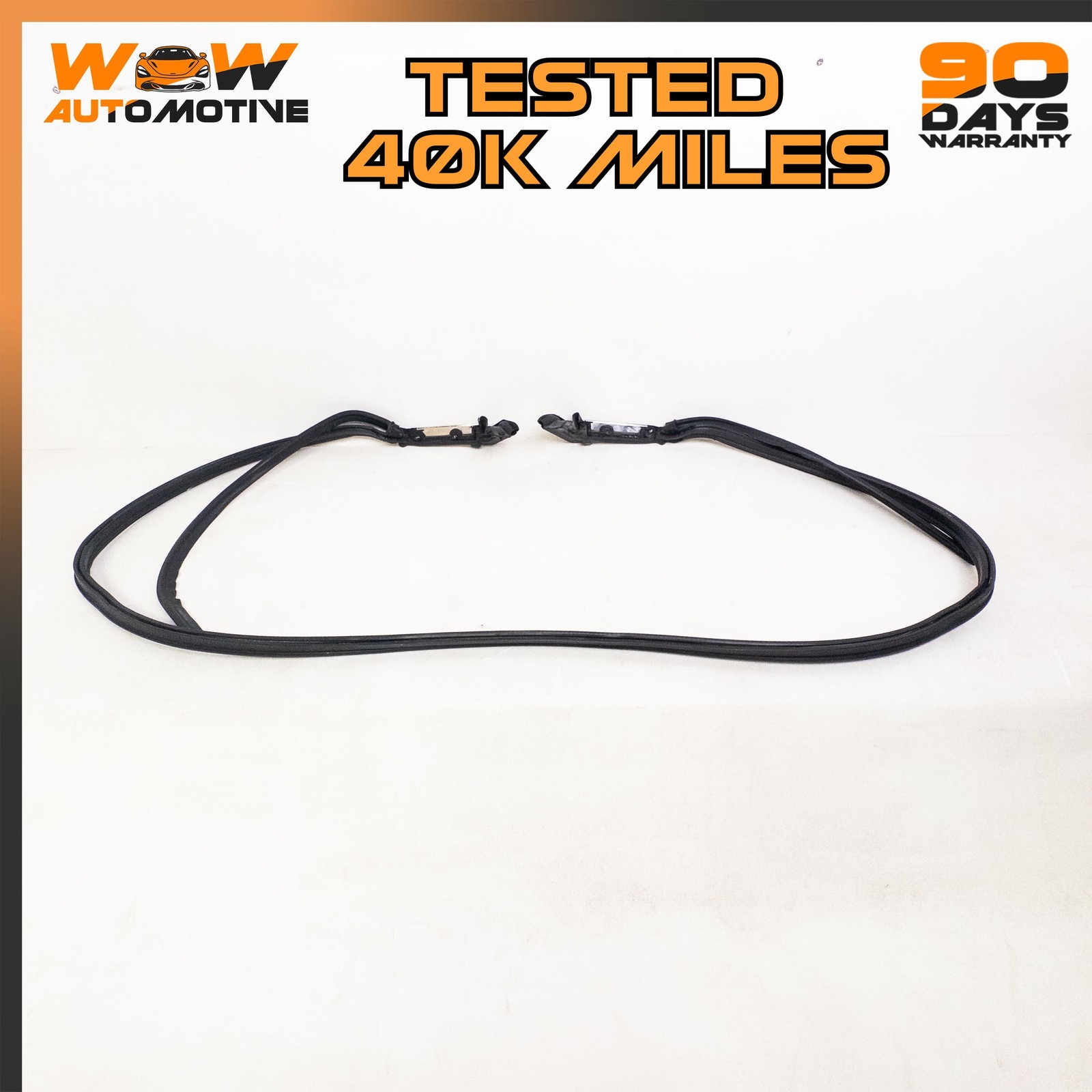 06-16 ASTON MARTIN V8 S REAR TRUNK LID TONNEAU WEATHERSTRIP SEAL RUBBER OEM