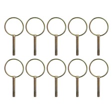 10pcs Heavy Duty Lynch Pin Safety Linch Pin Steel