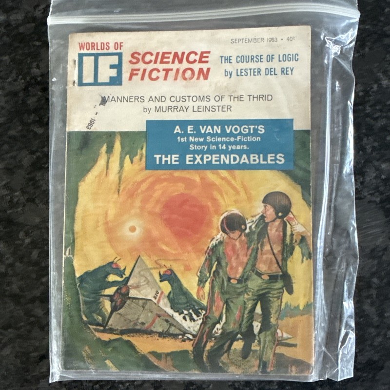 Worlds of IF Science Fiction Sep 1963 A.E. Van Vogt, Murray Leinster 