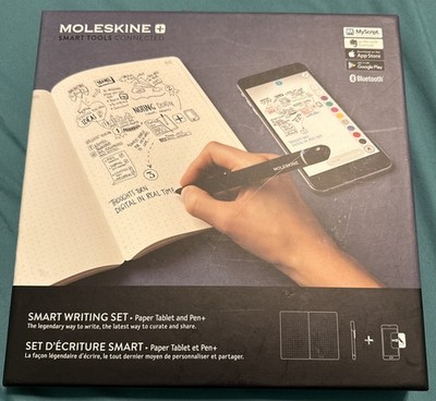 Moleskine Smart Writing Set Paper Notebook + Smart Pen NWP-F110 New Open Box