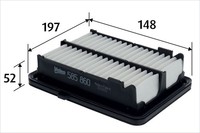 Luftfilter Valeo 585860 Filtereinsatz FüR Honda Jazz 4 HR 5 RU RU1