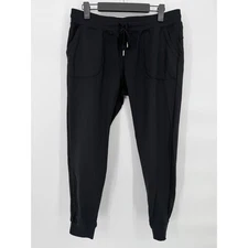 ZYIA ACTIVE Black Jogger Sweatpants Womens Size XL Nylon Spandex Athletic