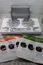 Power Air Fryer Stainless Steel Rotisserie Basket And Skewer Accessories New 