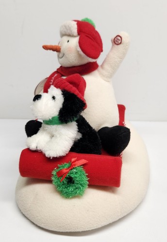 Hallmark Jingle Pals Animado Cantando Muñeco de Nieve Pingüino Perro "Paseo en Trineo" 2007 - Imagen 5 de 9