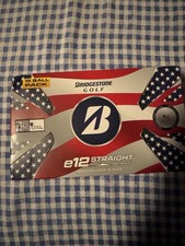 Bridgestone e12 Straight Golf Balls 15pk, White/Patriot Limited 2025 NEW