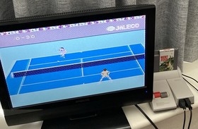 NES ~ RACKET ATTACK ~ Tennis Nintendo Game NES-RE-AUS Game Cart Only Pal A