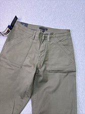 NEW BANANA REPUBLIC High Rise Twill Pants Patch Pocket Ankle Green Womens 10 NWT