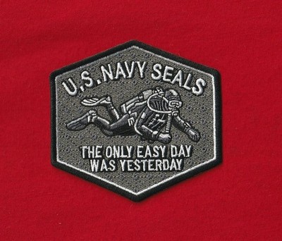 3.5'' U.S. NAVY FROGMAN Iron-on Patch Diver Diving Naval SEAL Team 6 DEVGRU BUD/S