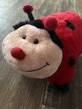 Pillow Pets Ms. Lady Bug 18 X 20 Plush Stuffed Animal Pillow 2010 Red Black