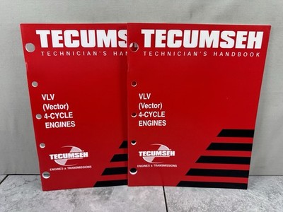 Tecumseh VLV (Vector) 4-Cycle Engines Mechanic s Handbook OEM 695578 2002