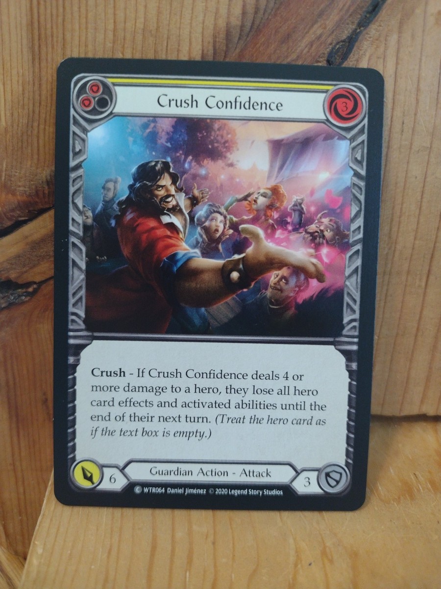 FLESH & BLOOD: Crush Confidence WTR064 Yellow | eBay