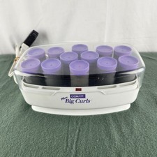 Conair More Big Curls Purple 1.5" Velvet Hot Rollers No Clips Model CHV12N