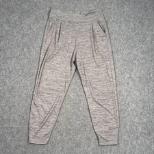 Vuori Heathered Gray Lux Harem High Rise Jogger Pants Women's Size Medium