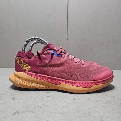HOKA ONE ONE ZINAL DAMEN YOGA RUNNING SNEAKER ROT/ORANGE UK6,5 EU40