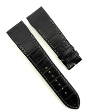 Jaeger LeCoultre Reverso 23mm x 20mm Black Alligator Watch Strap Authentic OEM