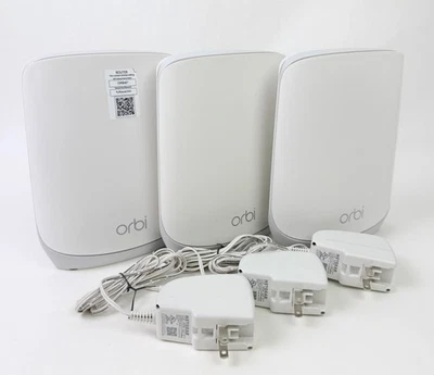 NETGEAR RBK753P-100N AX5200 Tri-Band Mesh Wi-Fi 6 System (3-pack) - White - Image 1 of 4