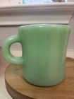 Vintage Fire King C HANDLE Restaurant MUG Thick Heavy JADEITE Jadite 3-1/2" Tall